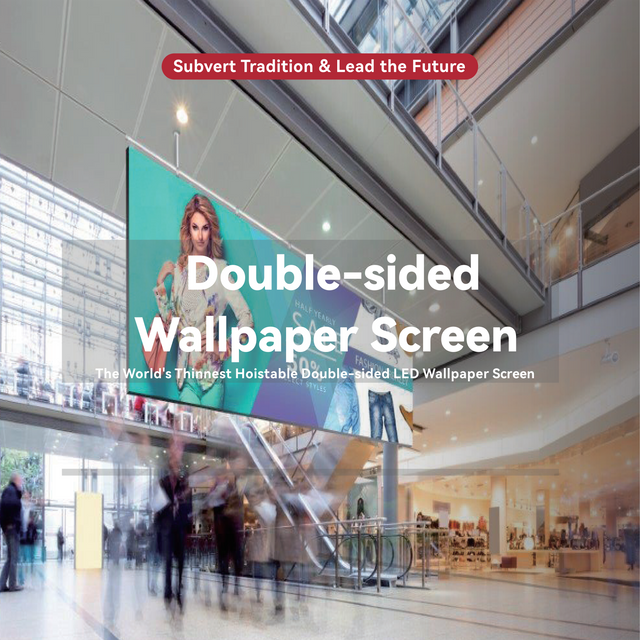 Pantalla de papel tapiz de doble cara